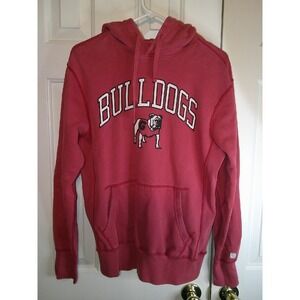 Vintage Tailgate Georgia Bulldogs Hoodie Pullover Graphic Print College Small‎